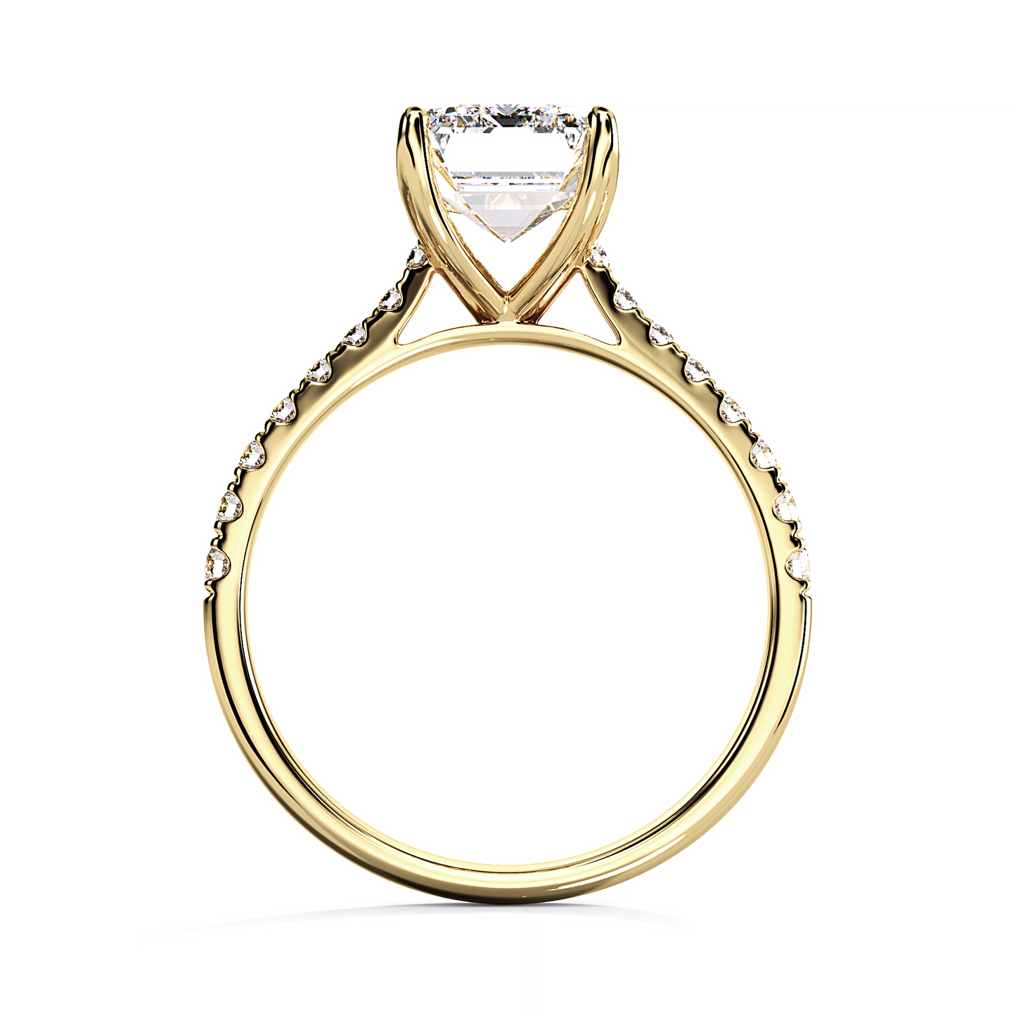 Ascona Emerald Diamond Ring