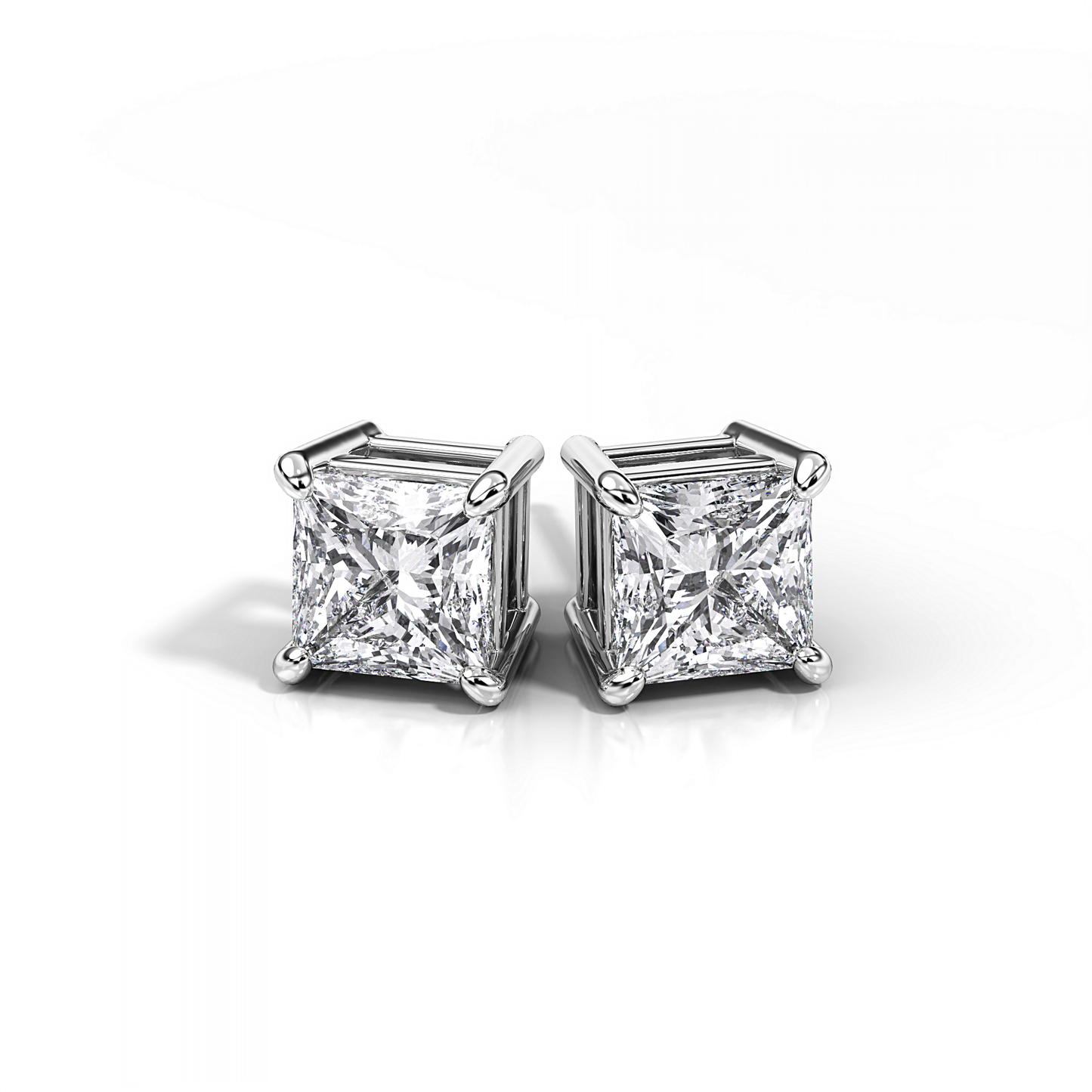 Lucerne Princess Diamond Earrings