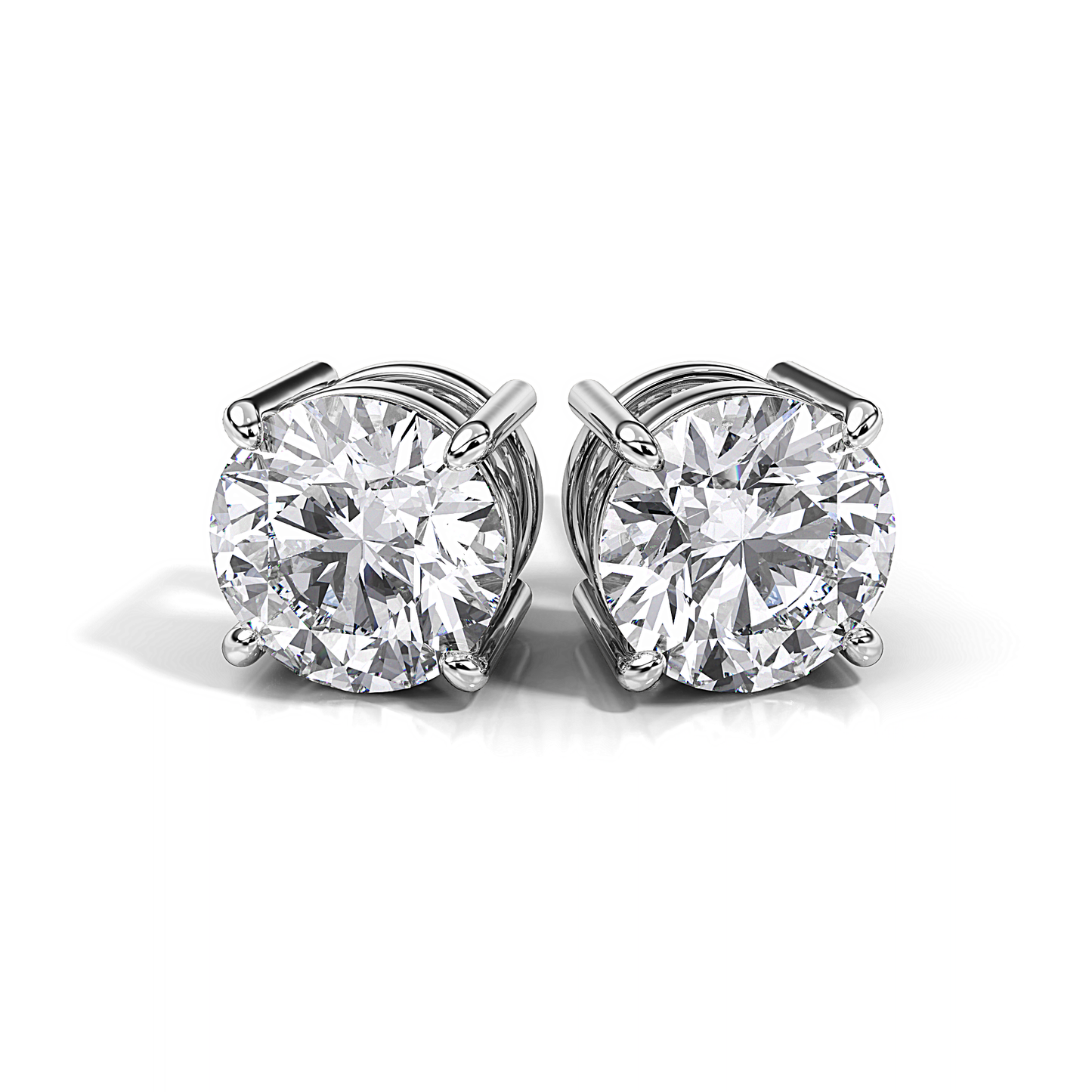 Lucerne Round Diamond Earrings