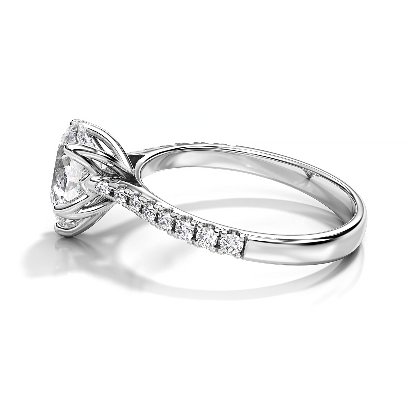 Ascona Pear Diamond Ring