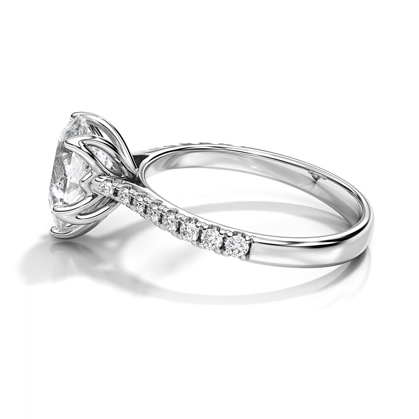 Ascona Pear Diamond Ring