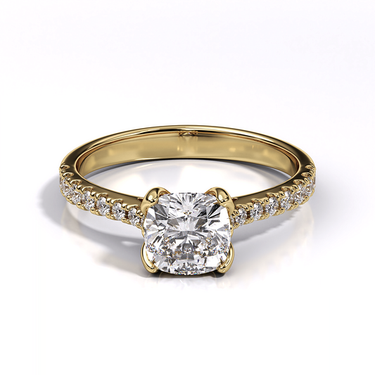 Ascona Cushion Diamond Ring