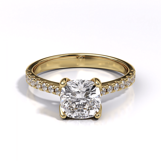 Ascona Cushion Diamond Ring