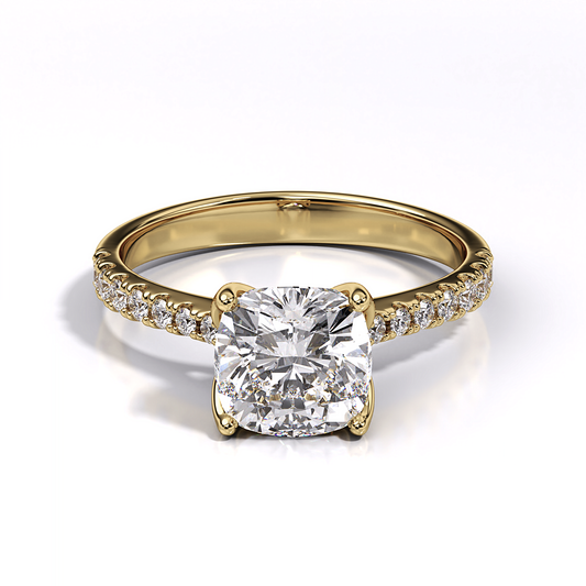 Ascona Cushion Diamond Ring