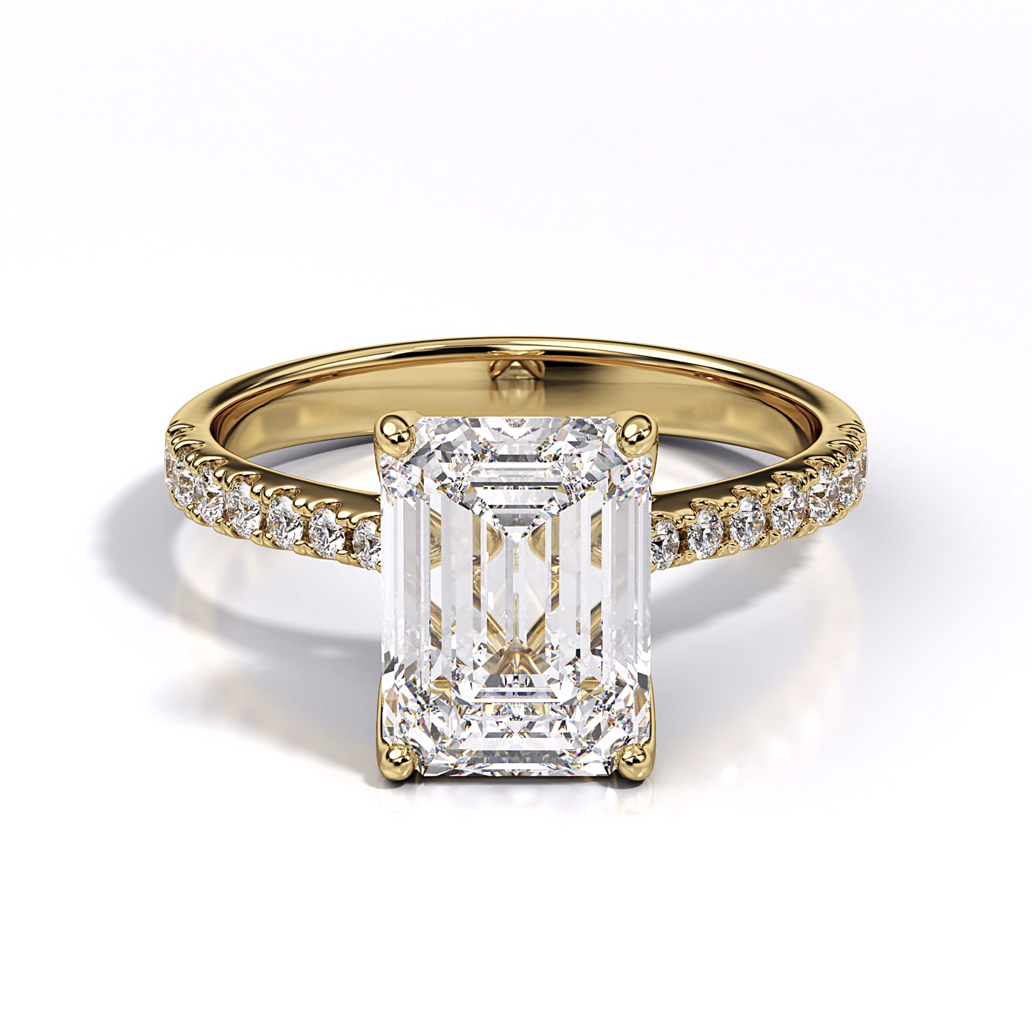 Ascona Emerald Diamond Ring