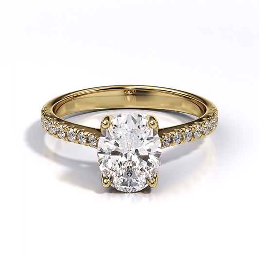 Ascona Oval Diamond Ring