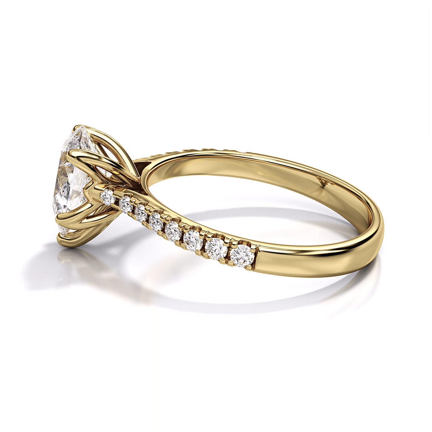 Ascona Pear Diamond Ring