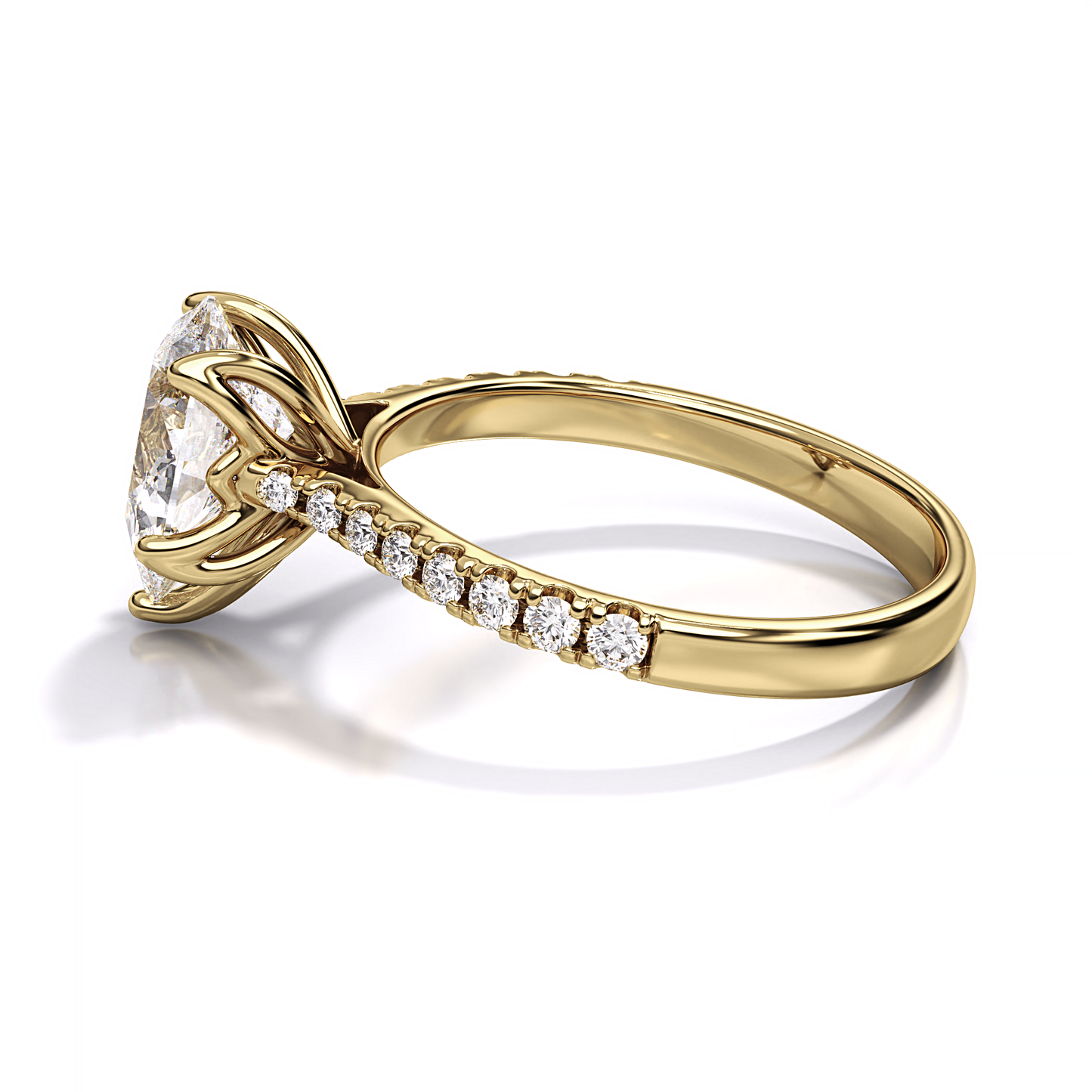 Ascona Pear Diamond Ring