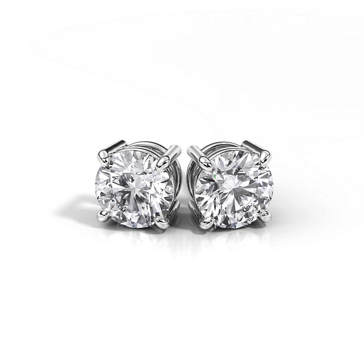 Lucerne Round Diamond Earrings