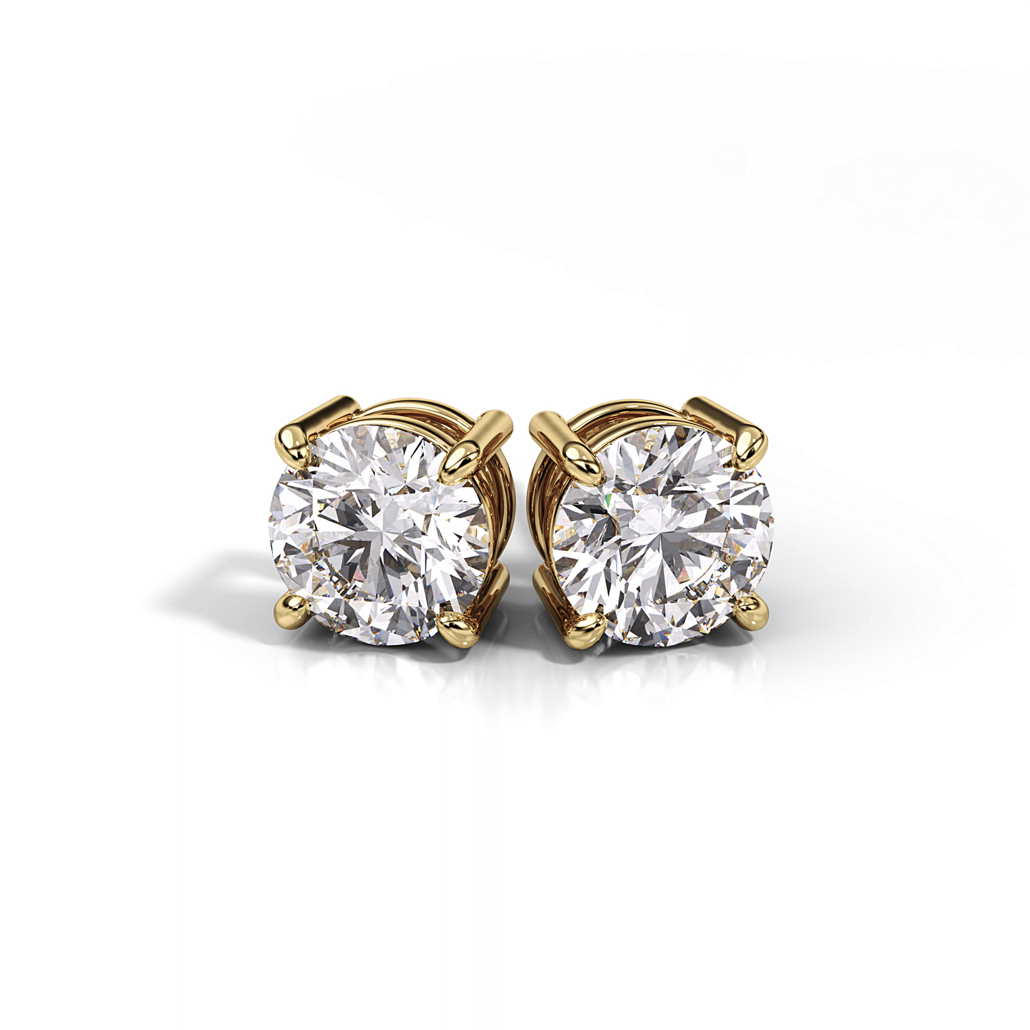 Lucerne Round Diamond Earrings