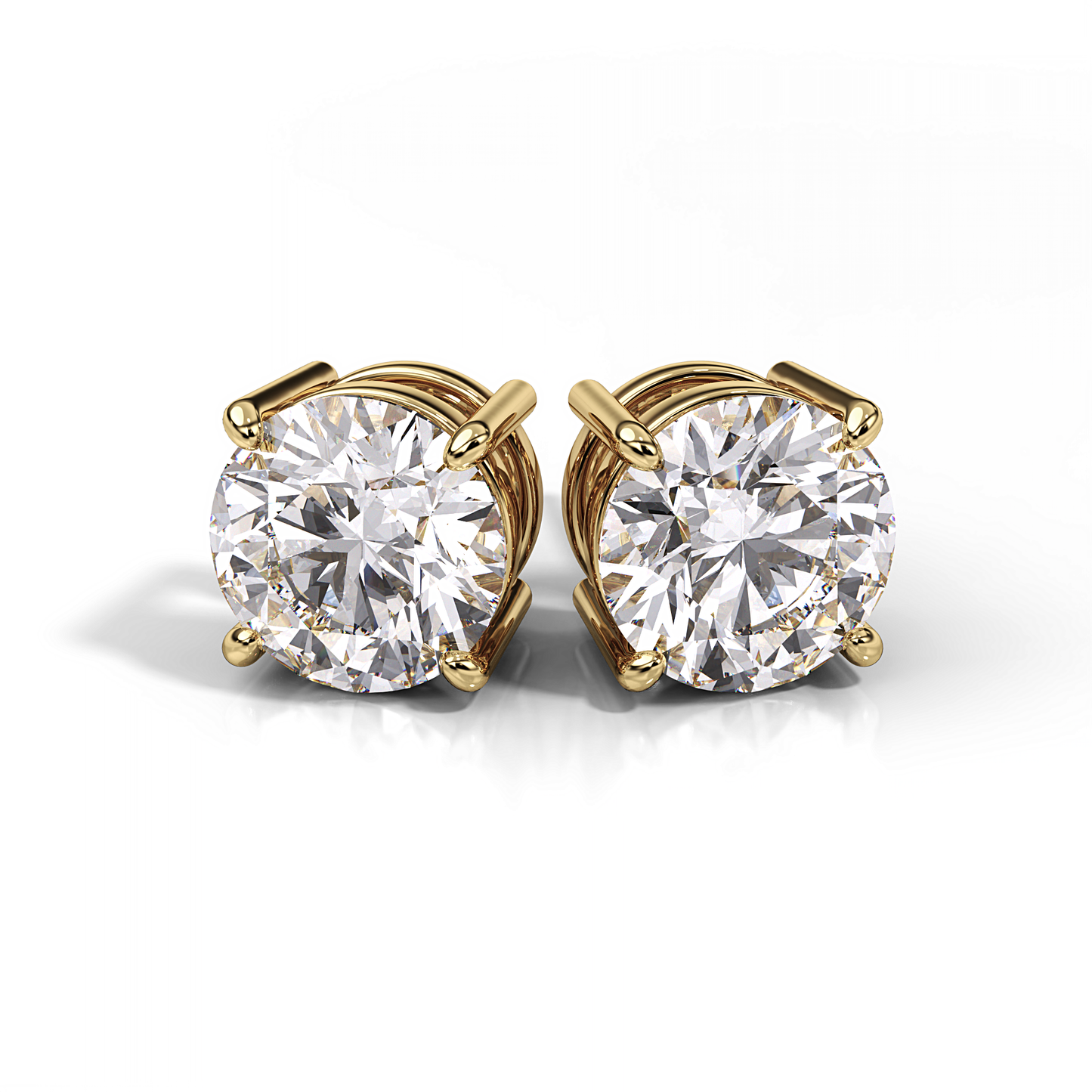 Lucerne Round Diamond Earrings