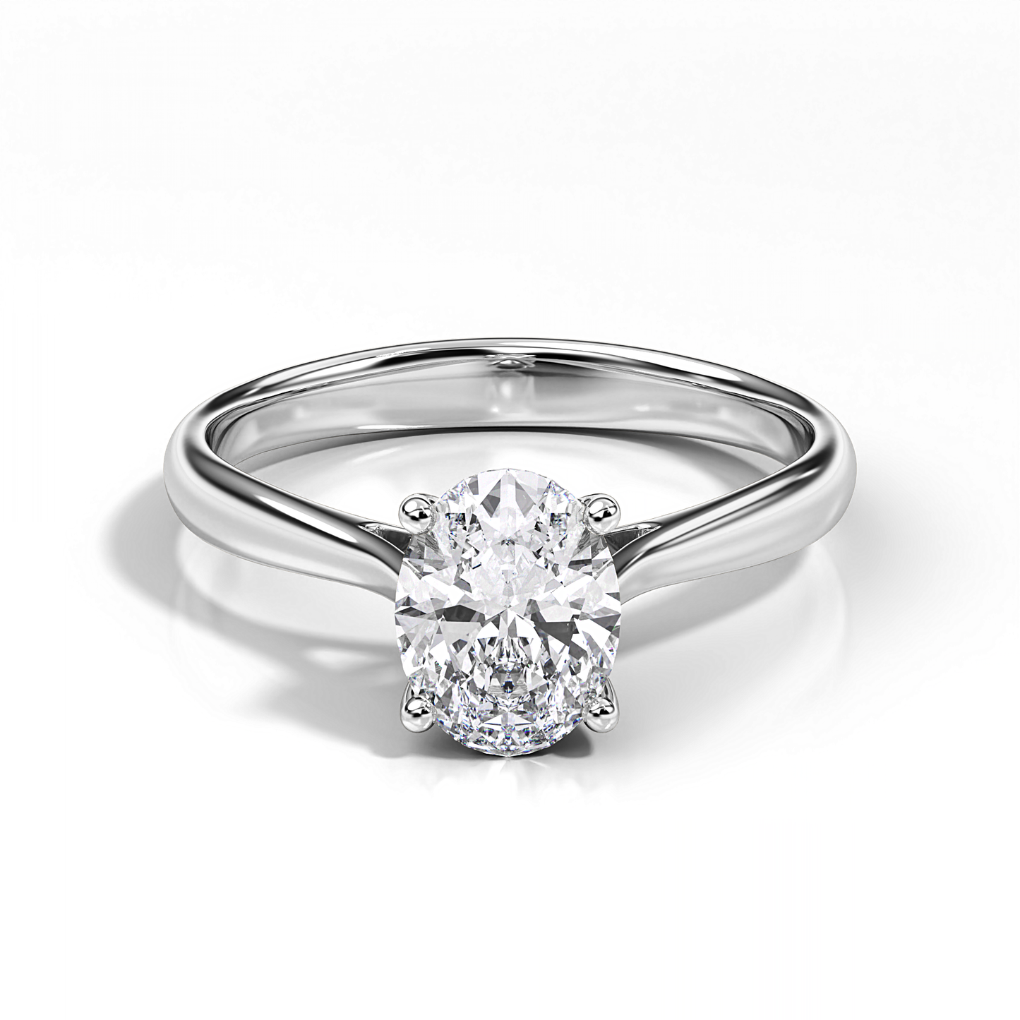 Lucerne Oval Diamond Ring