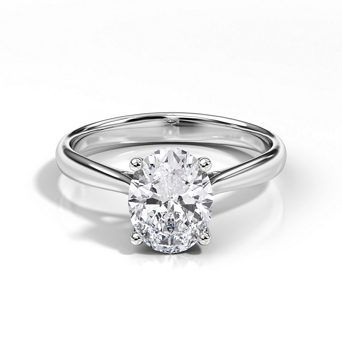 Lucerne Oval Diamond Ring