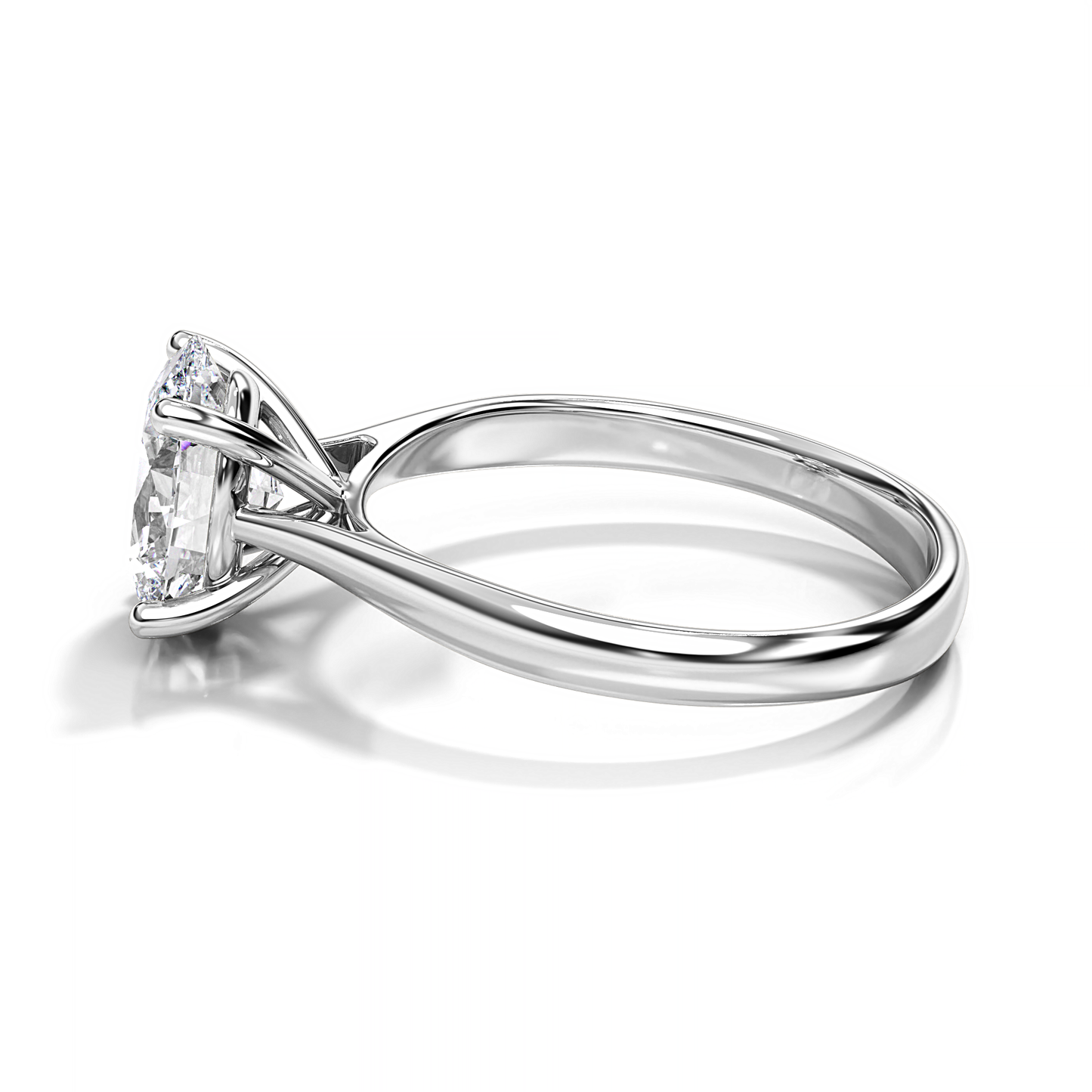 Lucerne Oval Diamond Ring