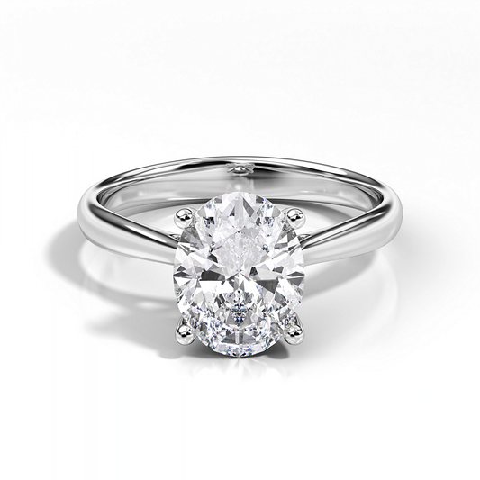 Lucerne Oval Diamond Ring