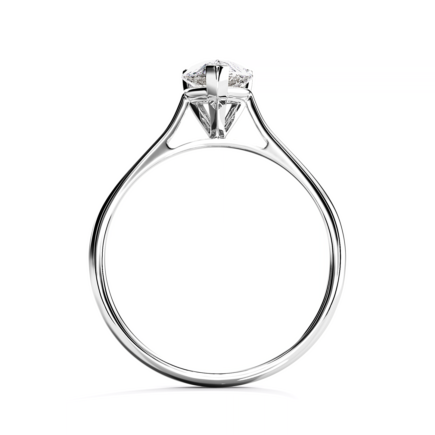 Lucerne Pear Diamond Ring