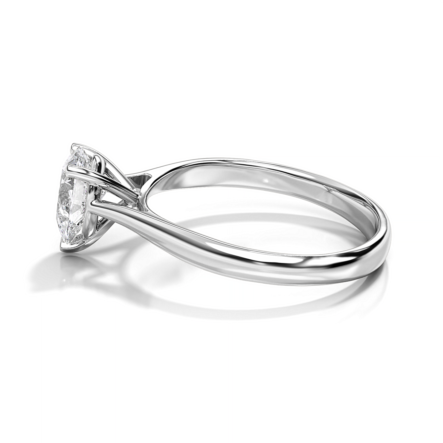 Lucerne Pear Diamond Ring