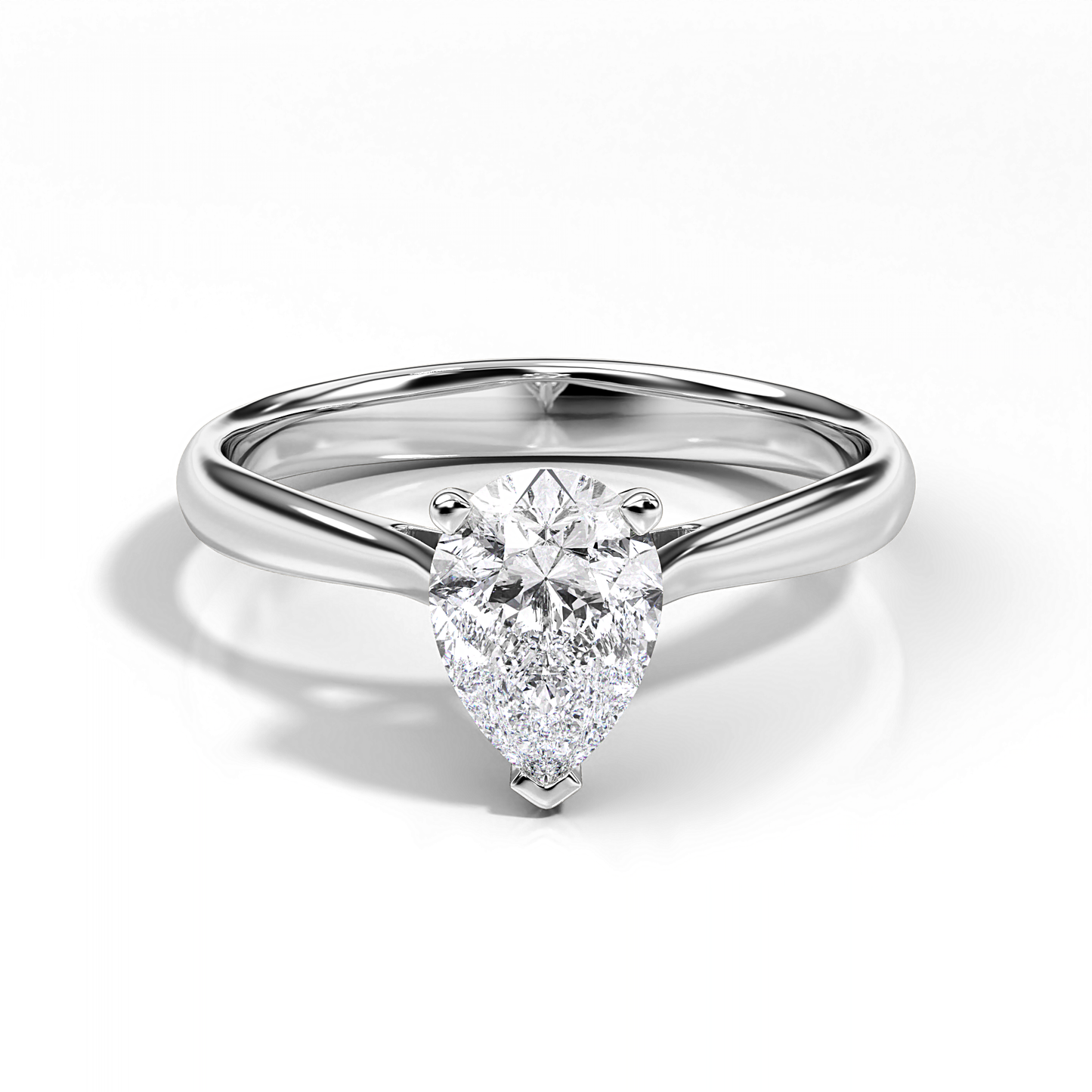 Lucerne Pear Diamond Ring