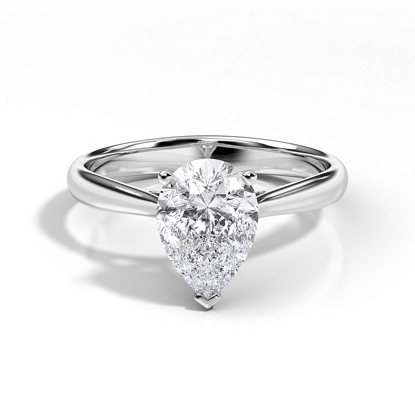 Lucerne Pear Diamond Ring