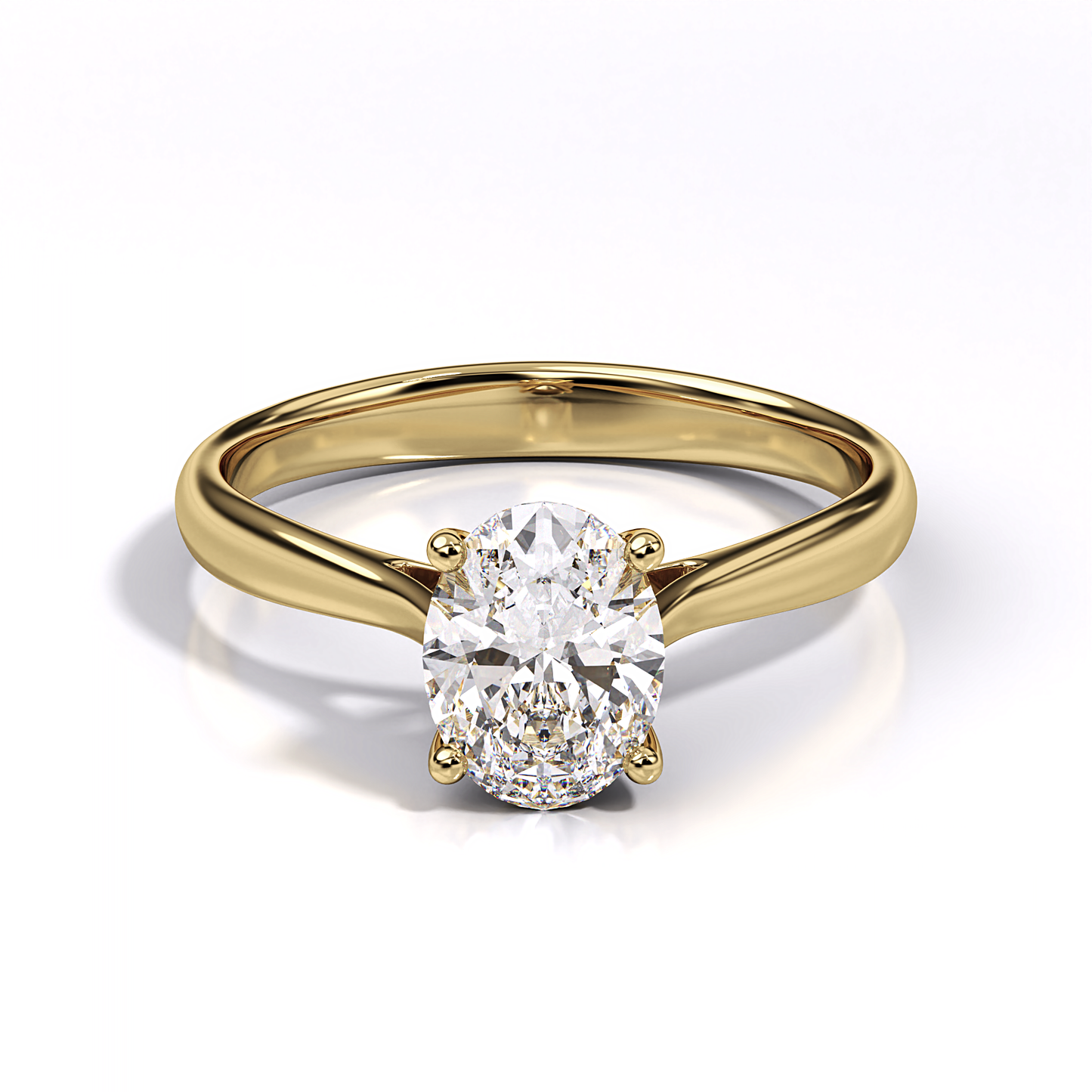 Lucerne Oval Diamond Ring