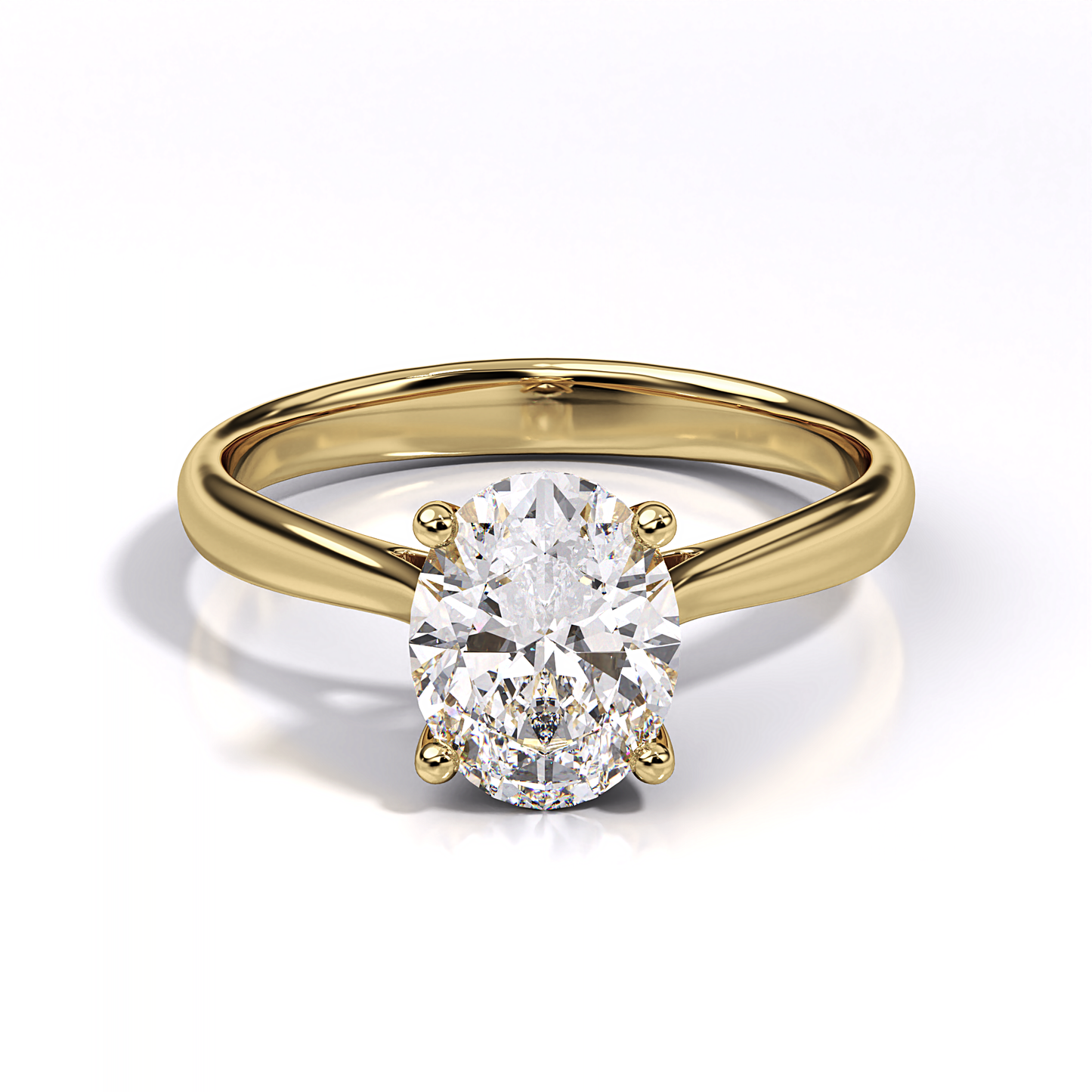 Lucerne Oval Diamond Ring