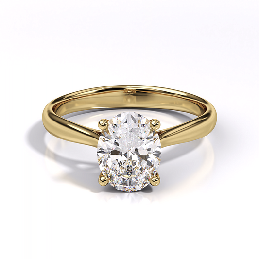 Lucerne Oval Diamond Ring