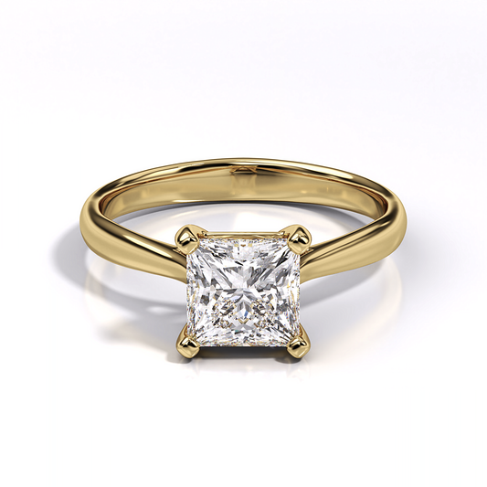 Lucerne Princess Diamond Ring