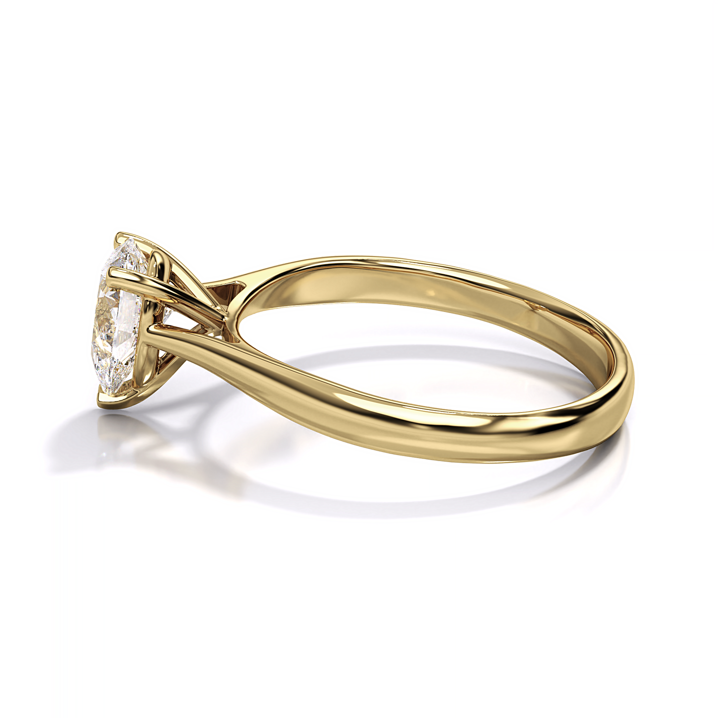 Lucerne Pear Diamond Ring