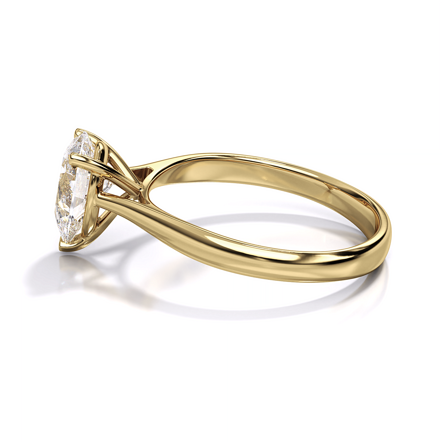 Lucerne Pear Diamond Ring