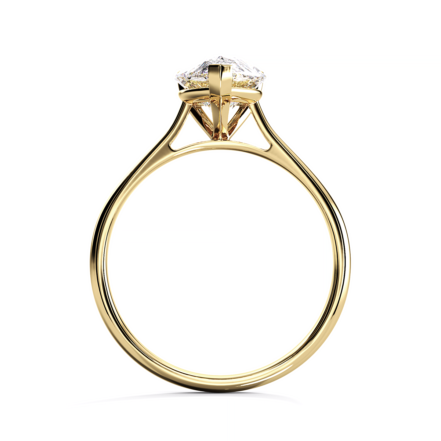 Lucerne Pear Diamond Ring