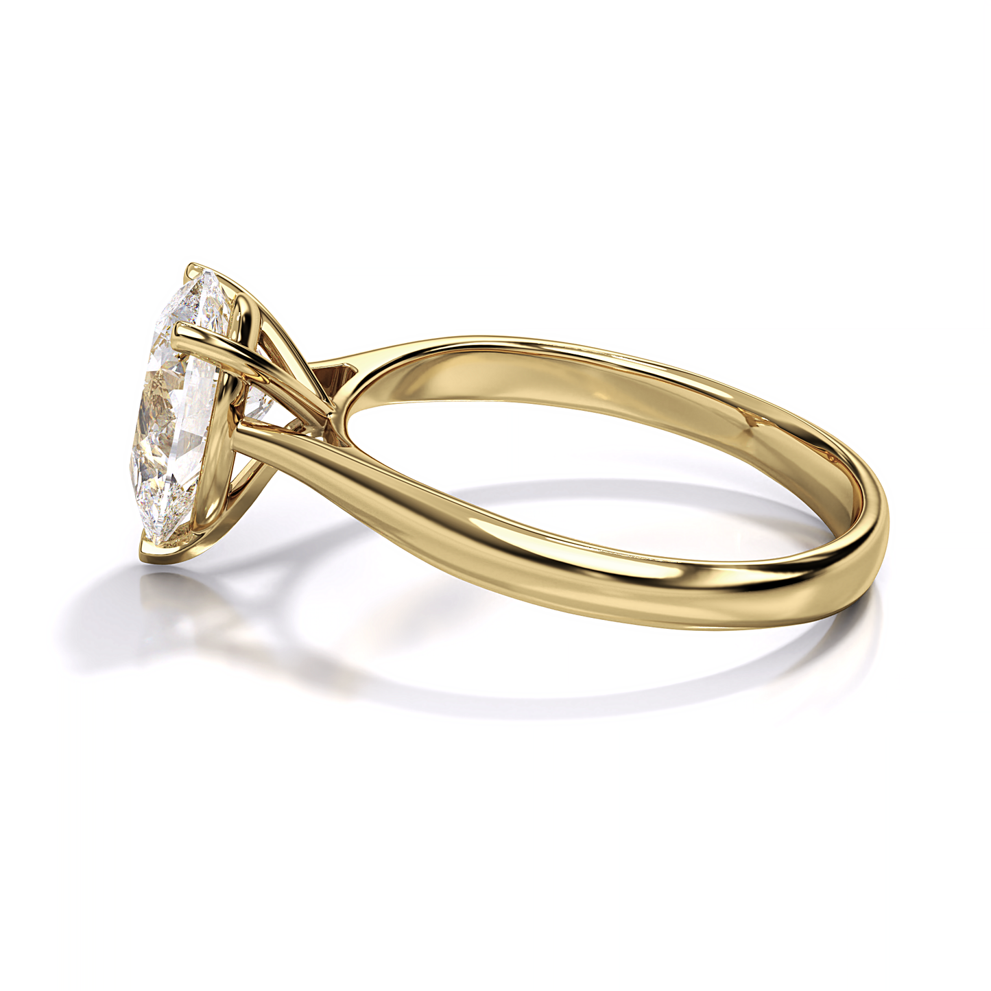 Lucerne Pear Diamond Ring